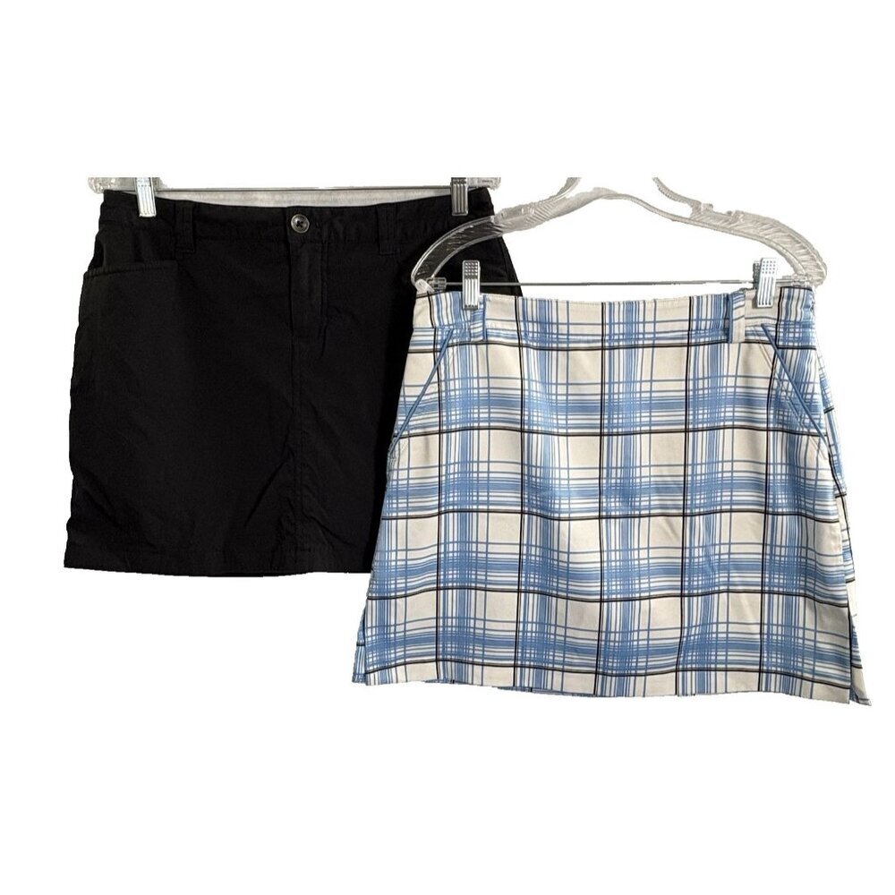 SKORTS Women Bundle of 2 Sz 8 Multicolor Sports Outdoors Casual‎ 69-7